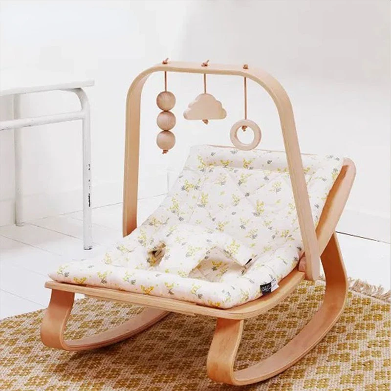 Mecedora de muebles para niños, mecedora para bebé, sofá de madera para  dormir, silla de equilibrio para niños - AliExpress