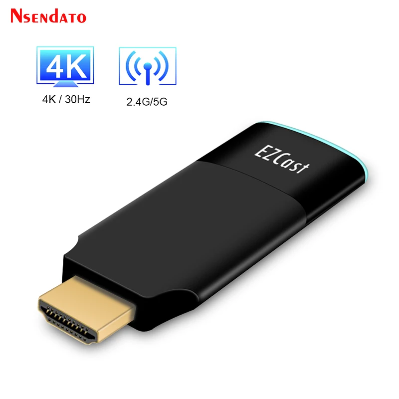 Ezcast-miracast Airplay Espelhamento Dongle de Exibição sem Fio Hdmi Receptor de tv Stick Adaptador para Ios Telefone Android pc 5g