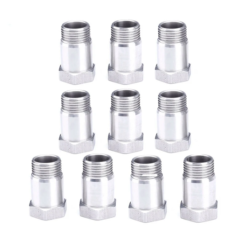1PCS M18x1.5 O2 Oxygen Sensor Adapter 35mm Stainless Steel Connector Test Pipe Extension Adapter Universal Car Accessories 4