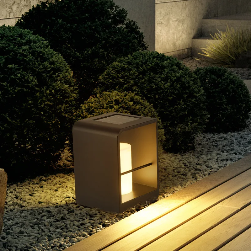 Garden Light Solar LED Light Fence Outdoor Waterpoof Landscape Lighting Lawn Lamp Villa Courtyard Decor Floor Lamps