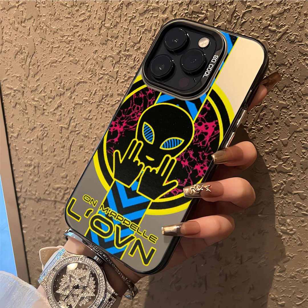 rappeur jul c'est pas des lol coque de téléphone chaude pour iphone 17 16e 16 15 14 13 12 11 mini pro max x xr 8 7 air plus couverture arrière mate