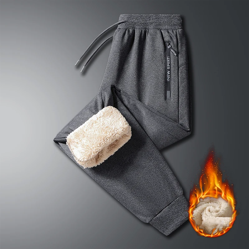 

Мужские флисовые теплые брюки-карго, свободные брюки на молнии с завязками, Осень-зима 2024, спортивная верхняя одежда, спортивные брюки 8XL