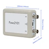 Fosc21C1 2-channel USB PC oscilloscope 1Mhz sampling rate portable oscilloscope MCU development 3