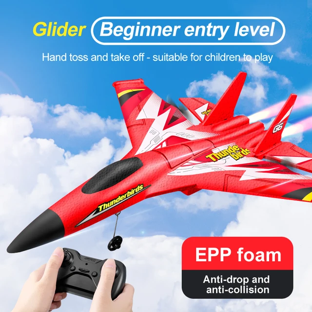 Rc Espuma Avião Su-35 Avião 2.4g Controle De Rádio Planador De Controle  Remoto Lutador Avião Planador Espuma Meninos Brinquedos Para Crianças -  Aviões De Radiocontrole - AliExpress