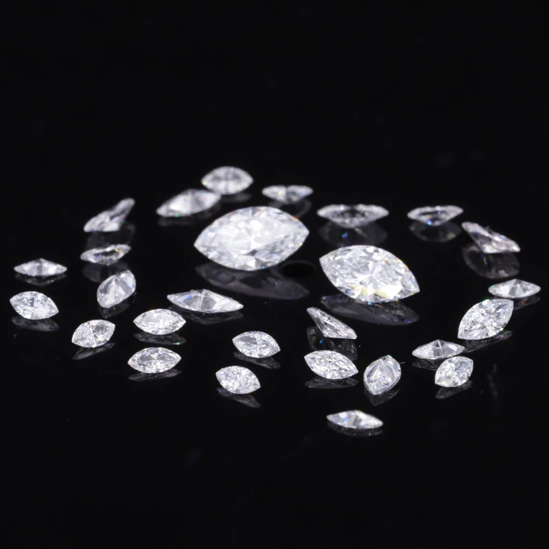 Hpht Lab Grown Diamonds Loose Stone Def Color Vs Marquise Shape Stone