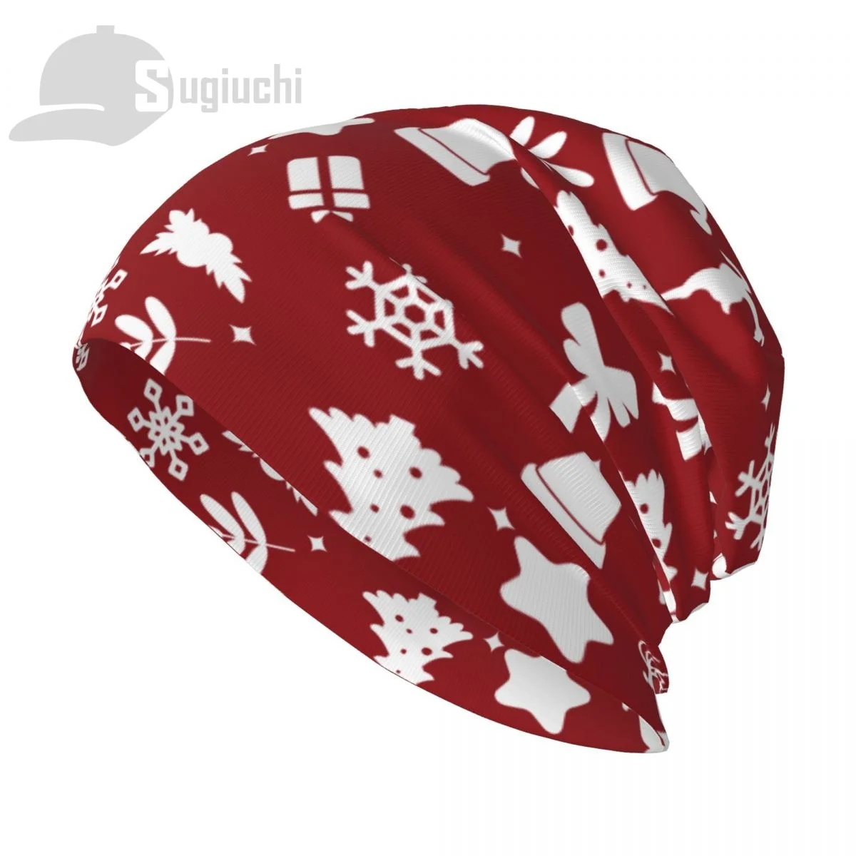 

Merry Christmas Gift Top Print Men Women Unisex Knitted Hat Winter Autumn Beanie Cap Warm Bonnet