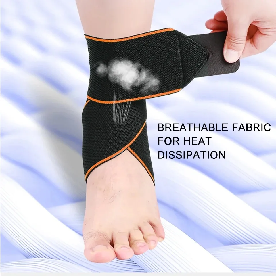 Ankle Support Professional Elastic Brace Sports Strain Wraps Bandages 1PCS