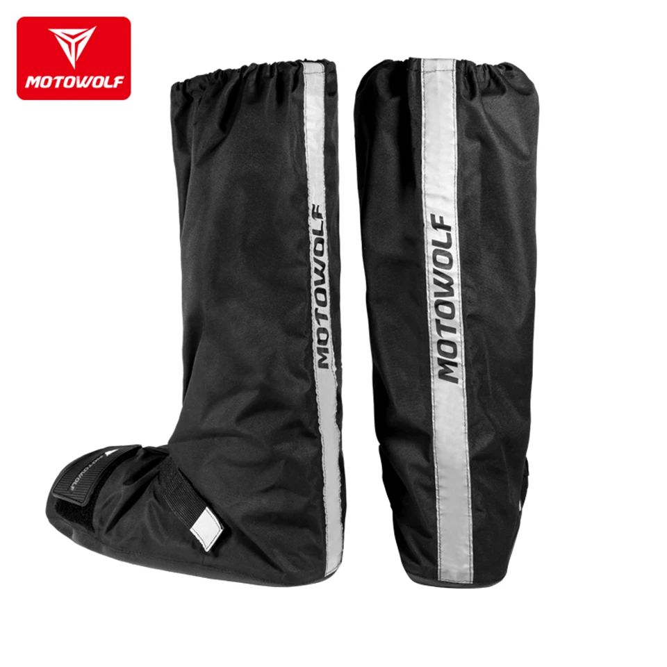 MOTOWOLF Motorcycle Rainproof Shoe Cover Electric-Bike Riding