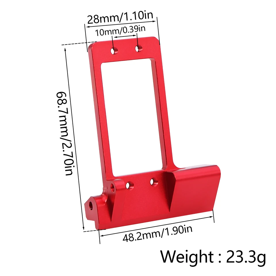 Supporto Servo Anteriore In Lega Per Axial SCX10 II 90046 90047 – FLYXM RC 1/10