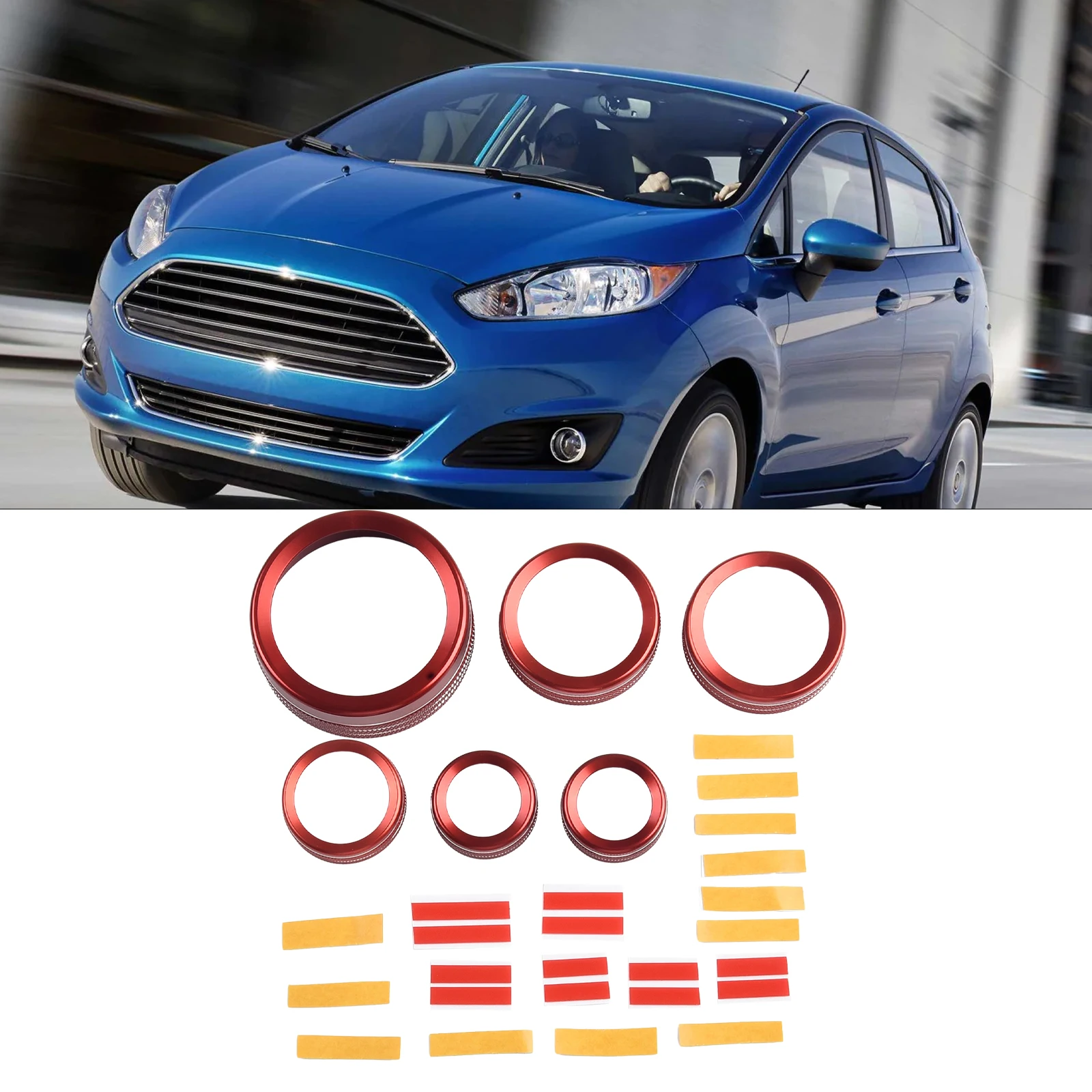 

Отделочные кольца для Ford Maverick 2022 2023 из высококачественного алюминиевого сплава Предотвращают появление царапин и обеспечивают спортивный вид