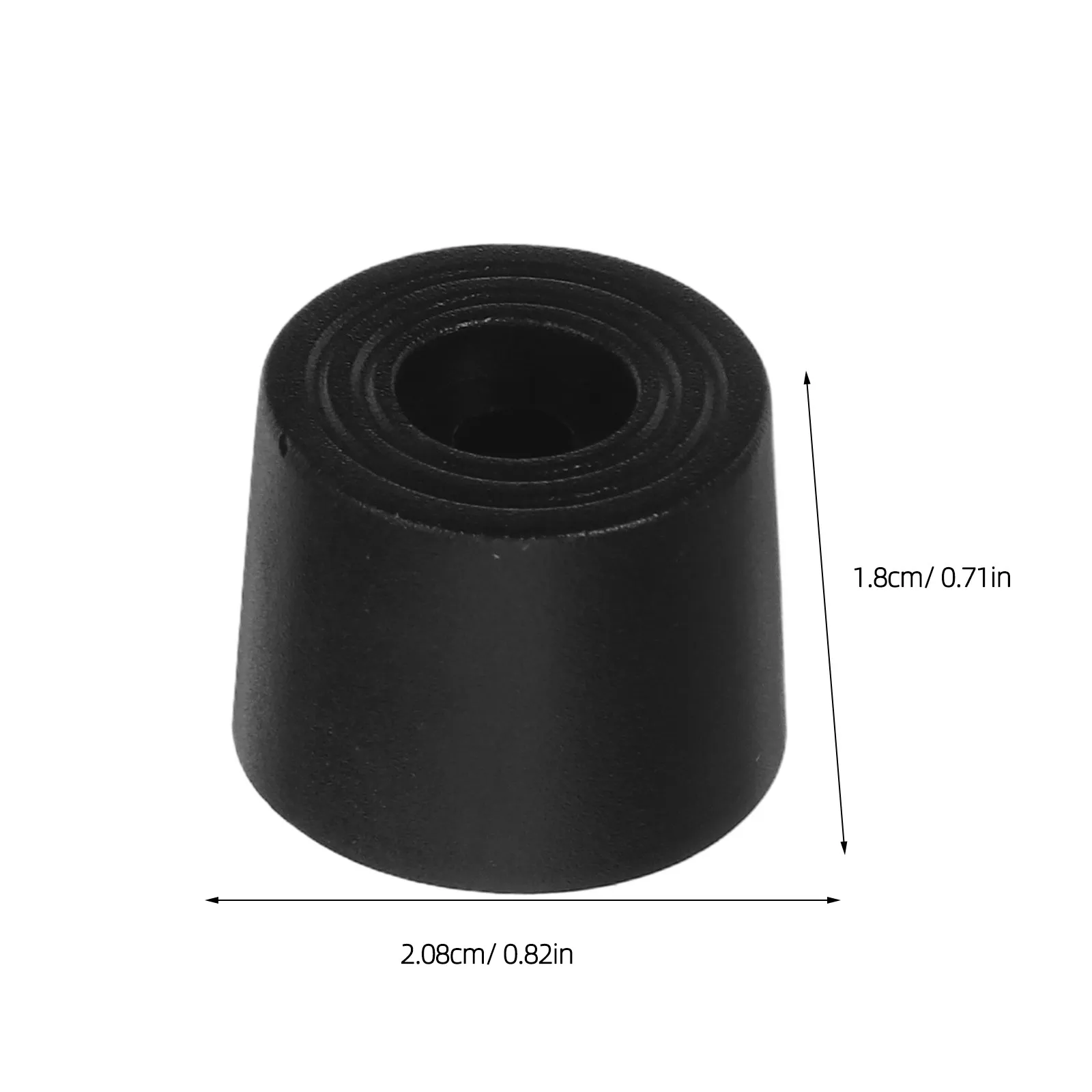 20개 컴퓨터 케이스 다리 패드, 진동 방지 교체용 받침, 8mm 구멍 직경, 충격 흡수 매트, PC 스탠드 미끄럼 방지 섀시용