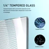 56" - 60" W x 76" H Frameless Soft-closing Single Sliding Shower Door, 1/4" (6mm) Tempered Glass with Explosion-proof Coating 3