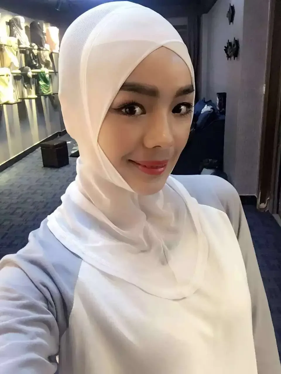 무슬림 닌자 언더스카프 여름용 슈퍼 거즈 하웨이 라운드 크로스오버 여성용 부드러운 통기성 이슬람 모자