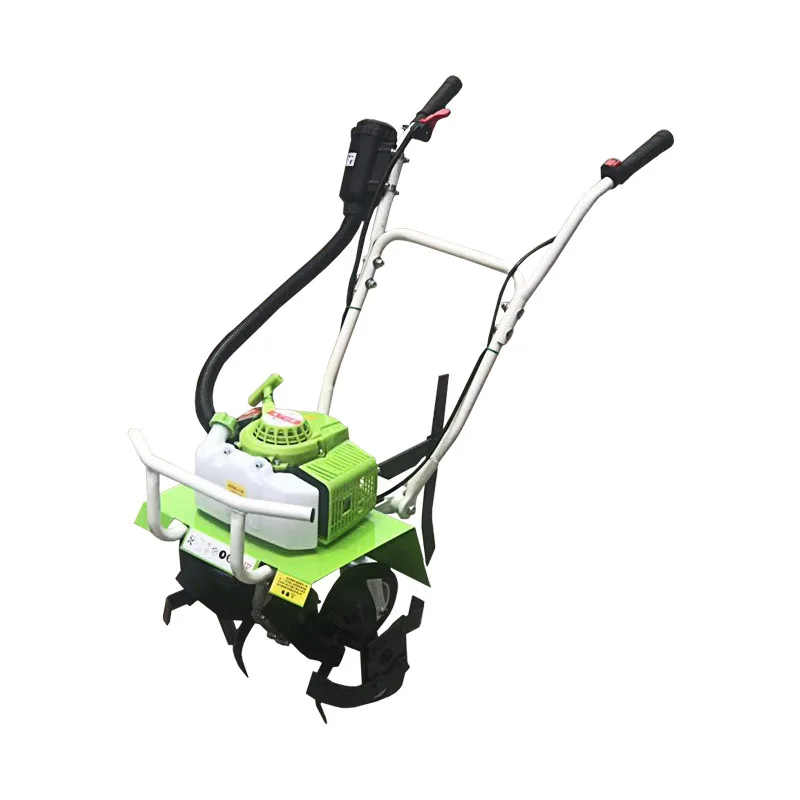 

Agricultural Garden Tools Gasoline Minitype Rotary Tiller Outdoor Multi-function Lawn Mower Four Stroke Micro Tillage Machines