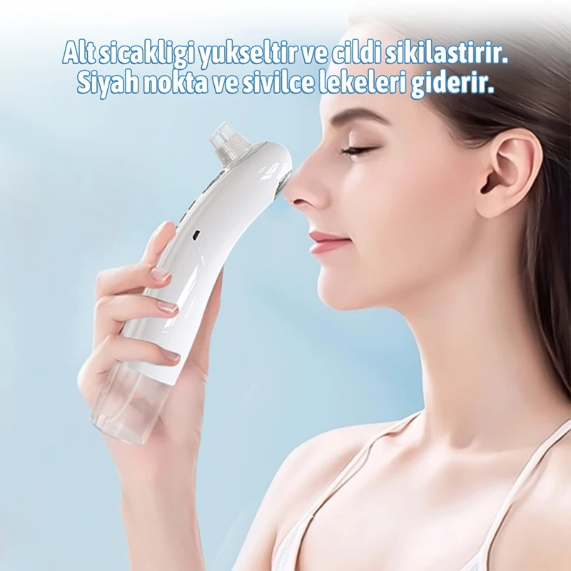 

1PCS New Blackhead Remover Effective Ease Of Use Reliable Vacuum Suction Personal Care Small Bubble Electric Face Nose Cleaner
