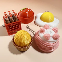Calming Keychain Anti - Stress Toy with Fun Decompression Shapes (5 pcs set A)