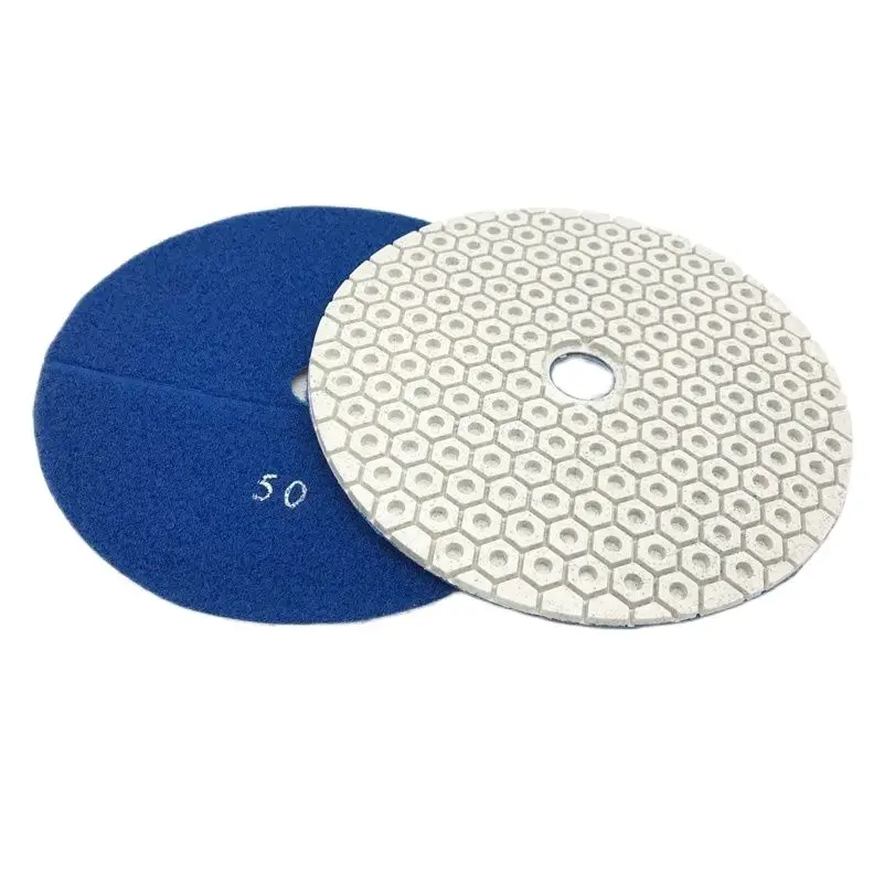 

7 PCS Set 7 Inch 180mm Wet Diamond Polishing Pads For Granite Concrete Marble