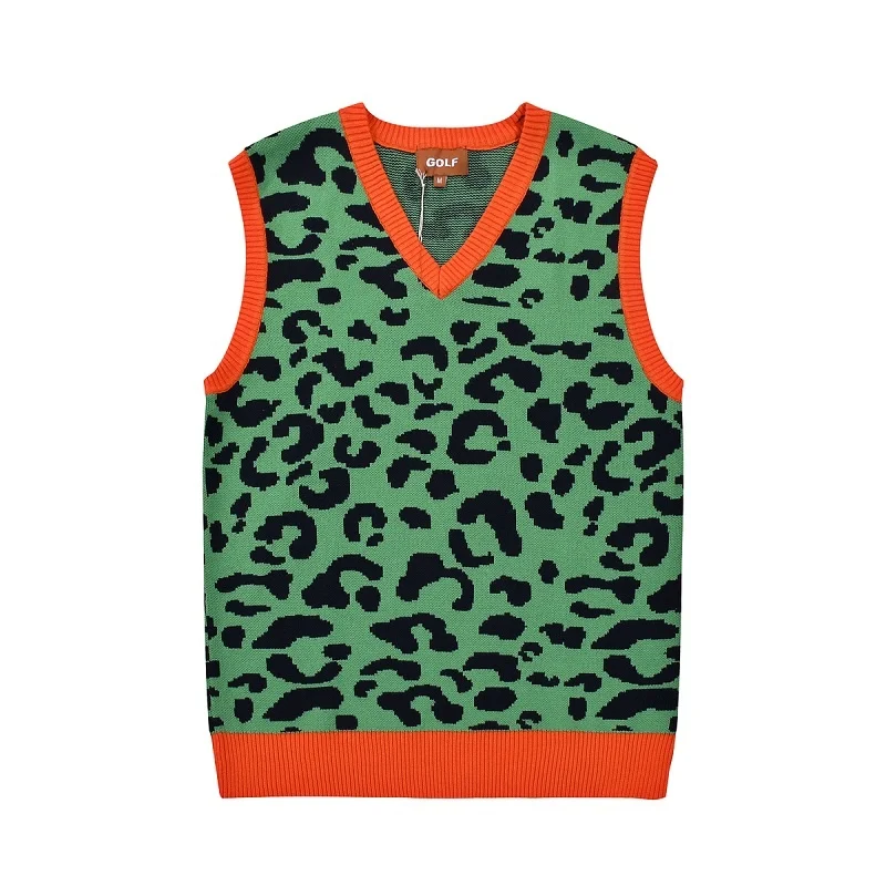 Luxury men New 2023 golf Flower Le Fleur Tyler The Creator Knit Casual  Sweaters Vest sleeveless Asian Plug Size High Drake #M15