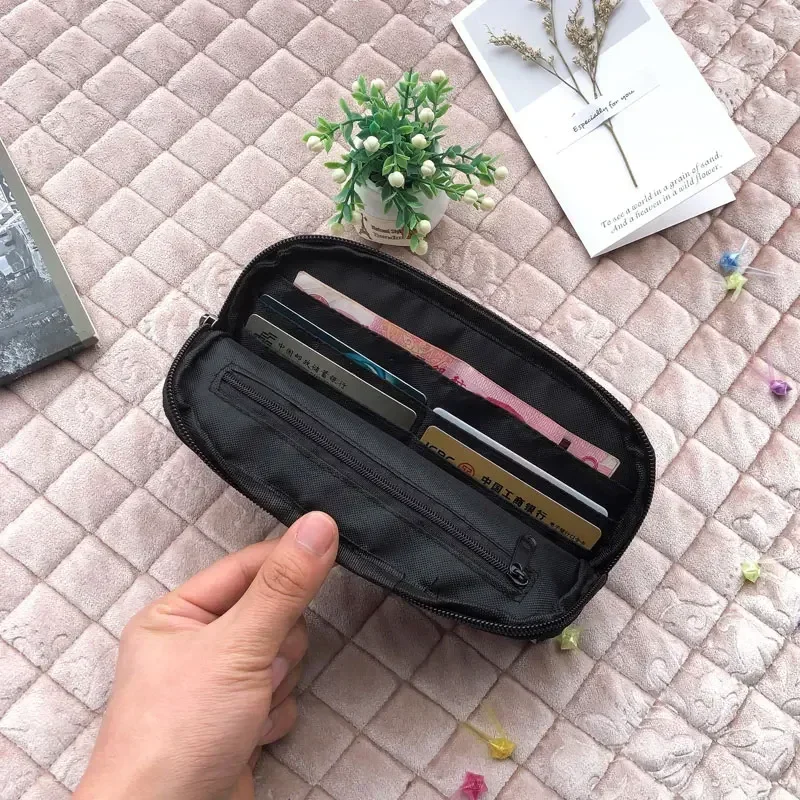 Fantasy Animal Wolf Wallets Magic Colorful Mysterious Wolf Purse Coin Bags Neon Galaxy Long Wallet Earphone Holder Storage Bag 3