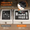 Silverware Drawer Organizer, Expandable BPA Free Utensil Tray for Kitchen, Adjustable Flatware and Cutlery Holder 3
