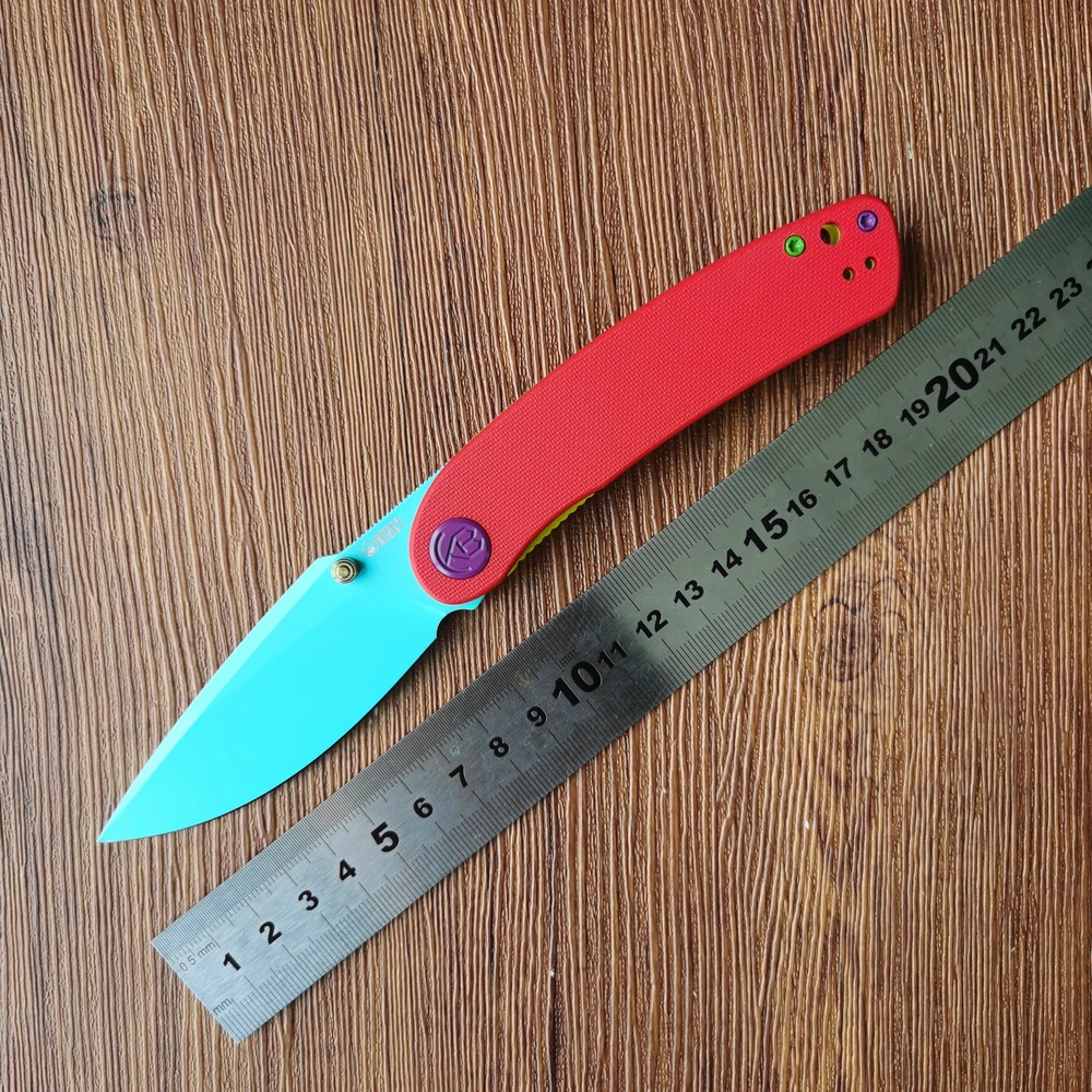 Kubey knife ku344 Folding knife Japan AUS-10 steel blade G10