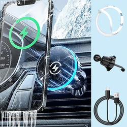 Universal Semiconductor Magnetic Phone Holder with Qi Wireless Charging Capability (Cooling Holder)