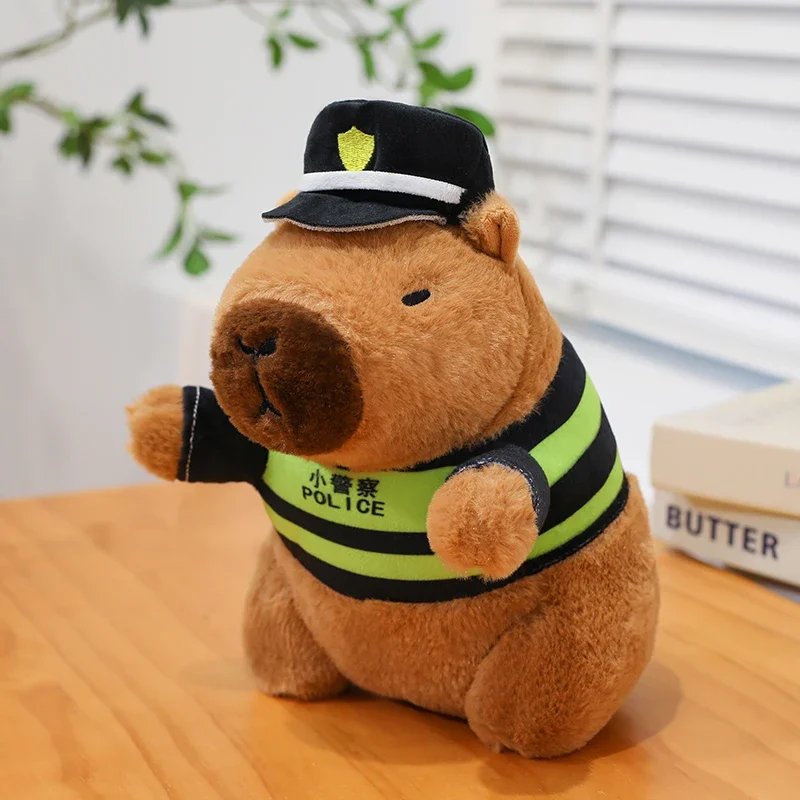 Capybara Plush Toy - Soft, Fluffy Decorative Pillow