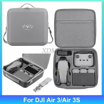 Borsa a tracolla singola Custodia da trasporto Valigia protettiva portatile con guscio rigido per DJI Air 3/Air 3S RC 2/RC N2/RC N3 Accessorio drone