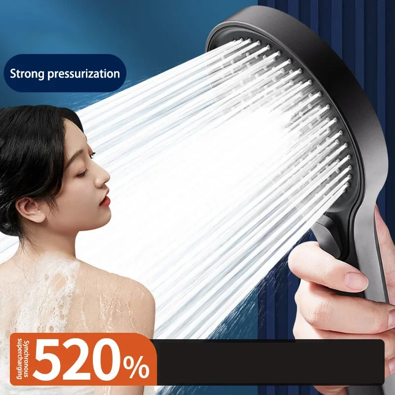 Xiaomi MIJIA High Pressure Shower Head 13cm Panel 3 Modes Water Saving Spray Nozzle Massage Rainfall Shower Bathroom Accessories 2