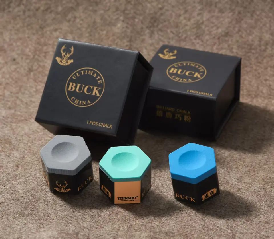 バック-6面のsnookerスクチョークチョーク、高品質、六角形の