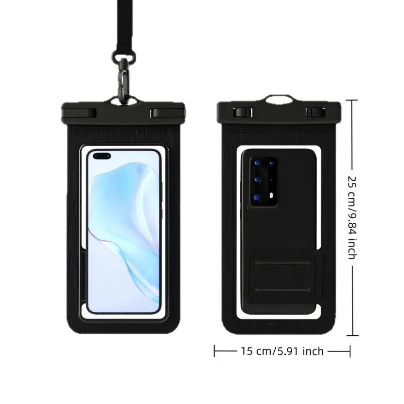 Waterproof Neck-Hanging Phone Pouch with Full Screen Touch Sensitivity