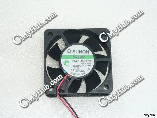 

For SUNON KDE1205PHV2 MS.A.GN DC12V 0.8W 5015 5CM 50MM 50X50X15MM 2pin Cooling Fan KDE1205PHV2