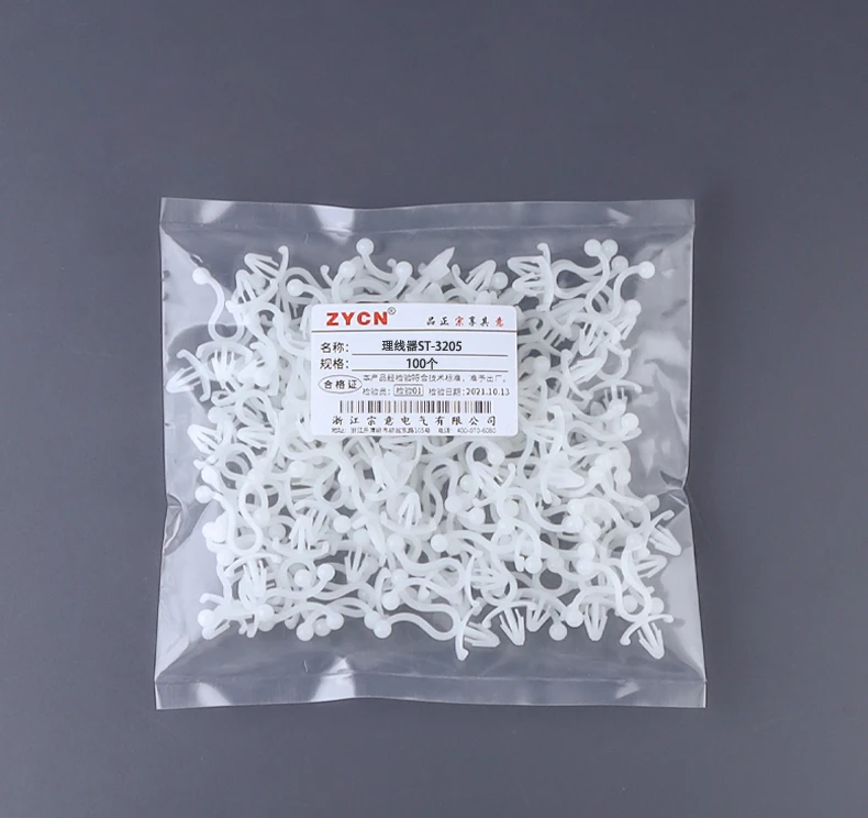 100PCS Verdrehte Draht Kunststoff Isolation Spalte Kabelbinder Schnalle Halter Spacer Substrat Nylon Festen Clamp PCB Board Harness ST – Detail 6