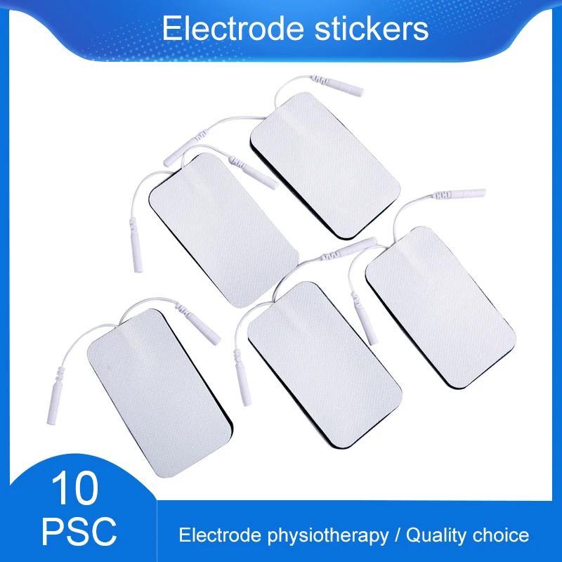 Electrode Pads Muscle Stimulator EMS Self Adhesive Replacement Tens Electrode Pads Conductive Gel Pad Pulse Slimming Massager Electrical Muscle Stimulator