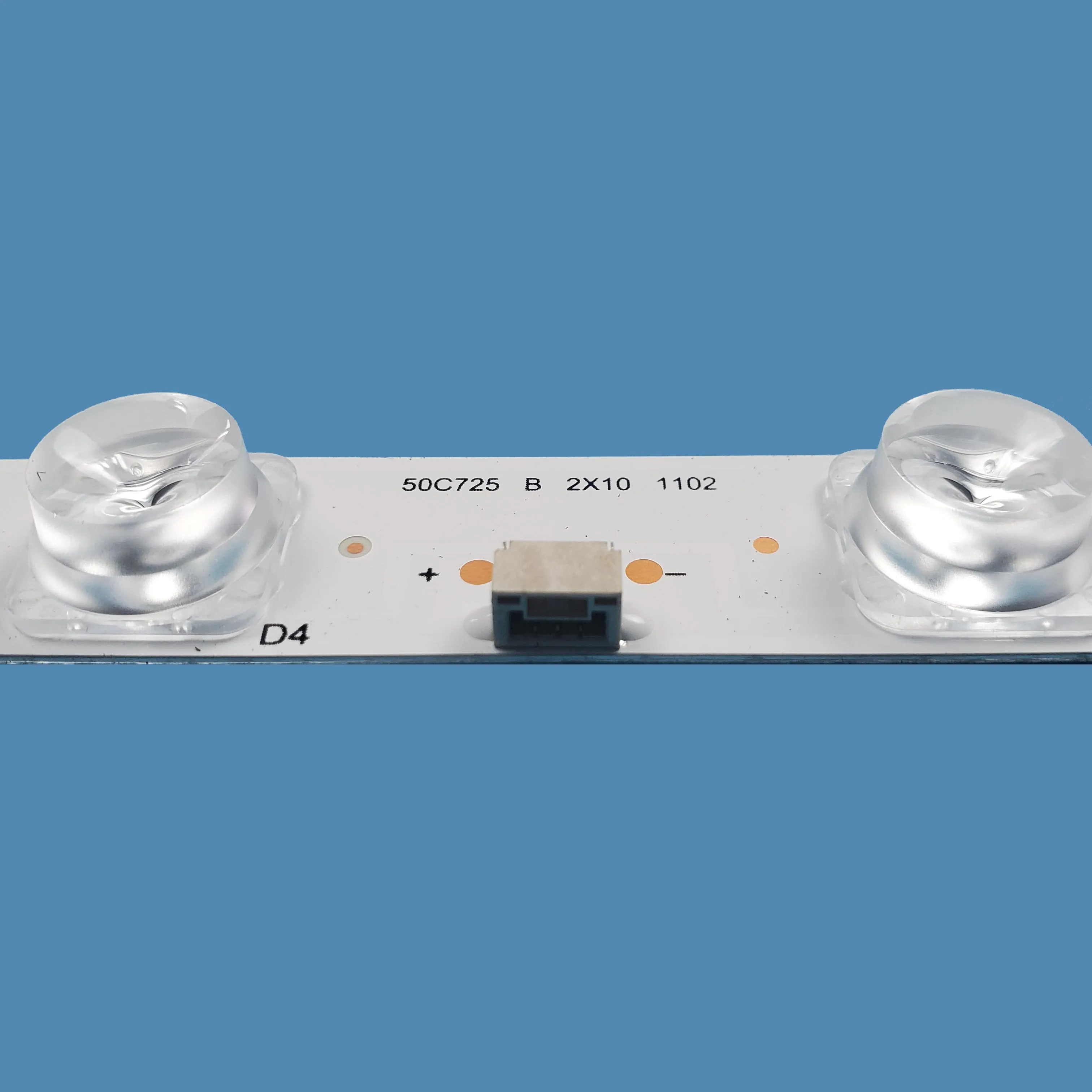 LED strip for 50 inch 50C725 A 2X20/B2X10 1102 20 + 10LED 6V OD20 with blue light 2A2B 4pcs/set led tv