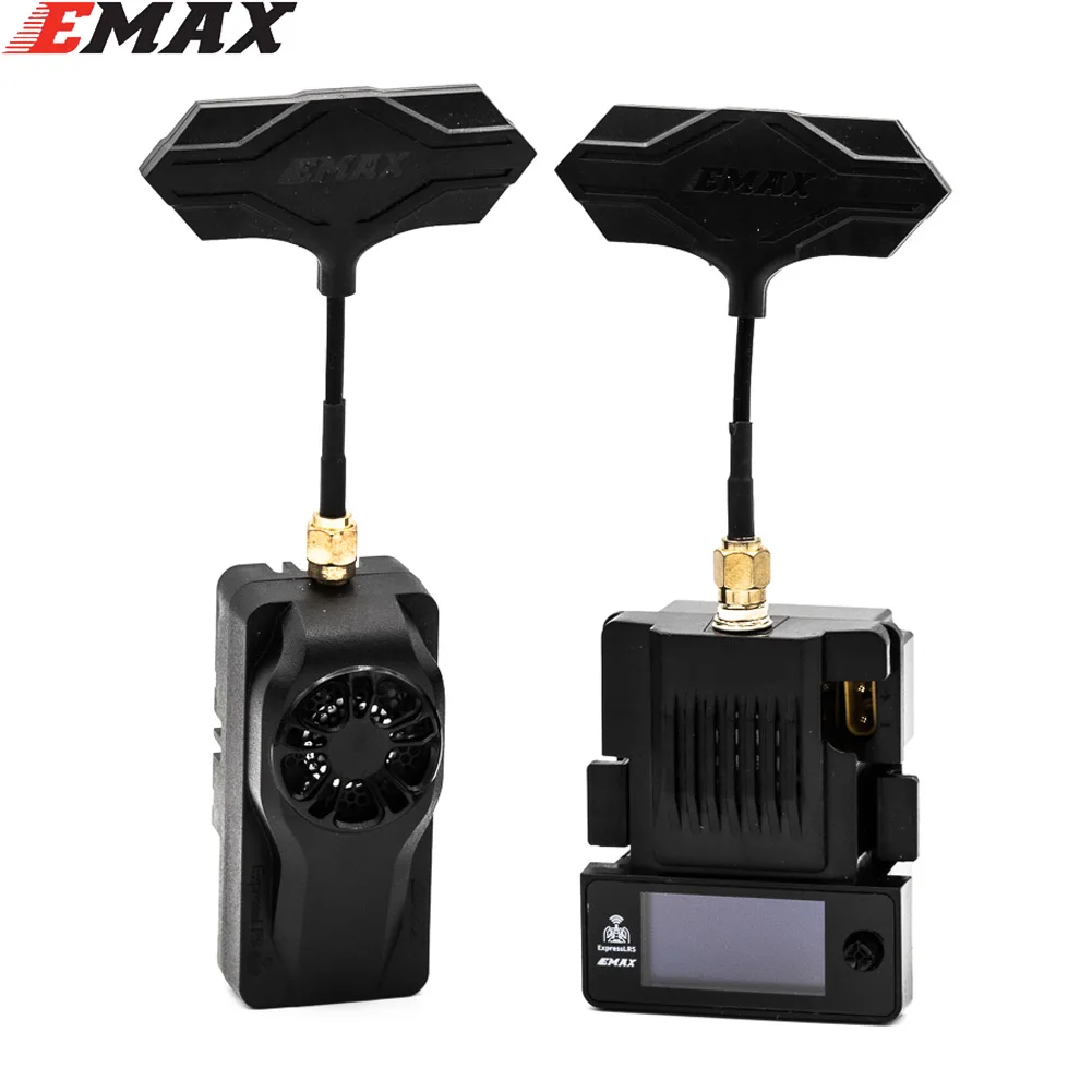 EMAX Aeris Link ExpressLRS ELRS Micro TX Module 2.4G 915MHz FPV Drone Transmitter with OLED Screen And Cooling Fan for Remote Co