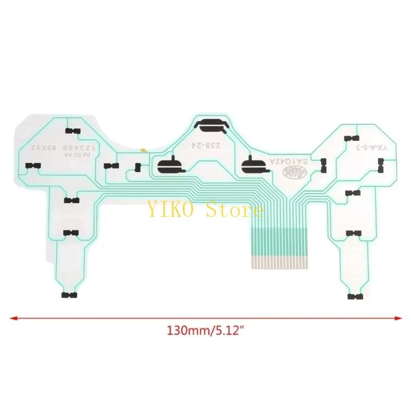 K32C 회로 필름 케이블 리본 전도성 키보드 플렉스 PCB SA1Q42A 게임 진동 컨트롤러 교체