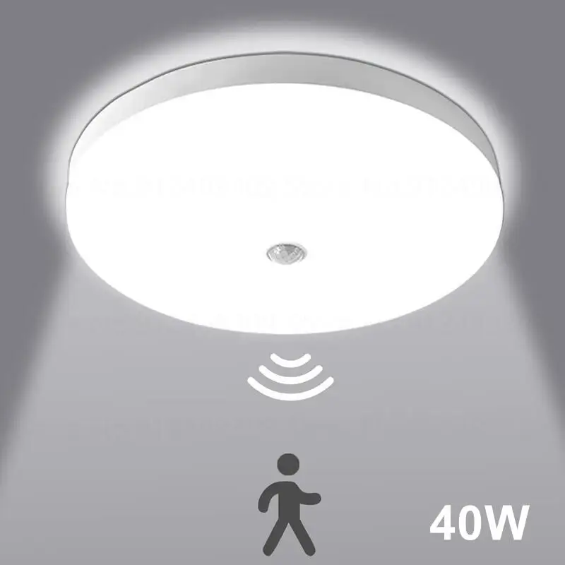 Tanie Lampa sufitowa LED PIR czujnik ruchu 220V 110V 15W 20W sklep