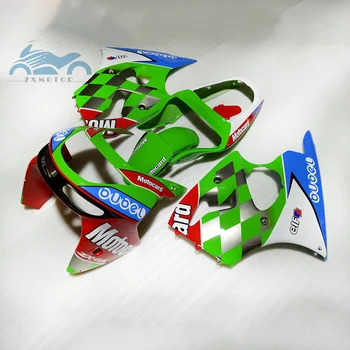 Kit de carenagem customizado de motocicleta, para kawasaki ninja 1998 e 1999, zx6r, abs, conjunto de carenagem zx, 6r, zx636, 98, 99, com bodyworks 1