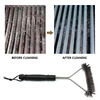 Barbecue Grill BBQ Brush Clean Tool Grill Accessories Stainless Steel Bristles Non-stick Cleaning Brushes Barbecue Accessories 4