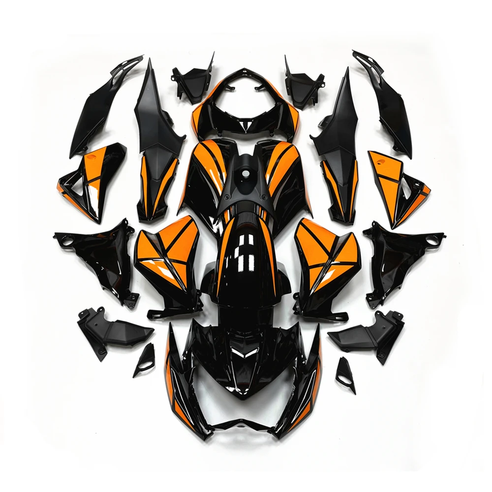 

Мотоцикл для Kawasaki Z800 2013-2014-2015-2016 кузов оранжевый черный сетка Полный комплект обтекателей впрыскивание капота