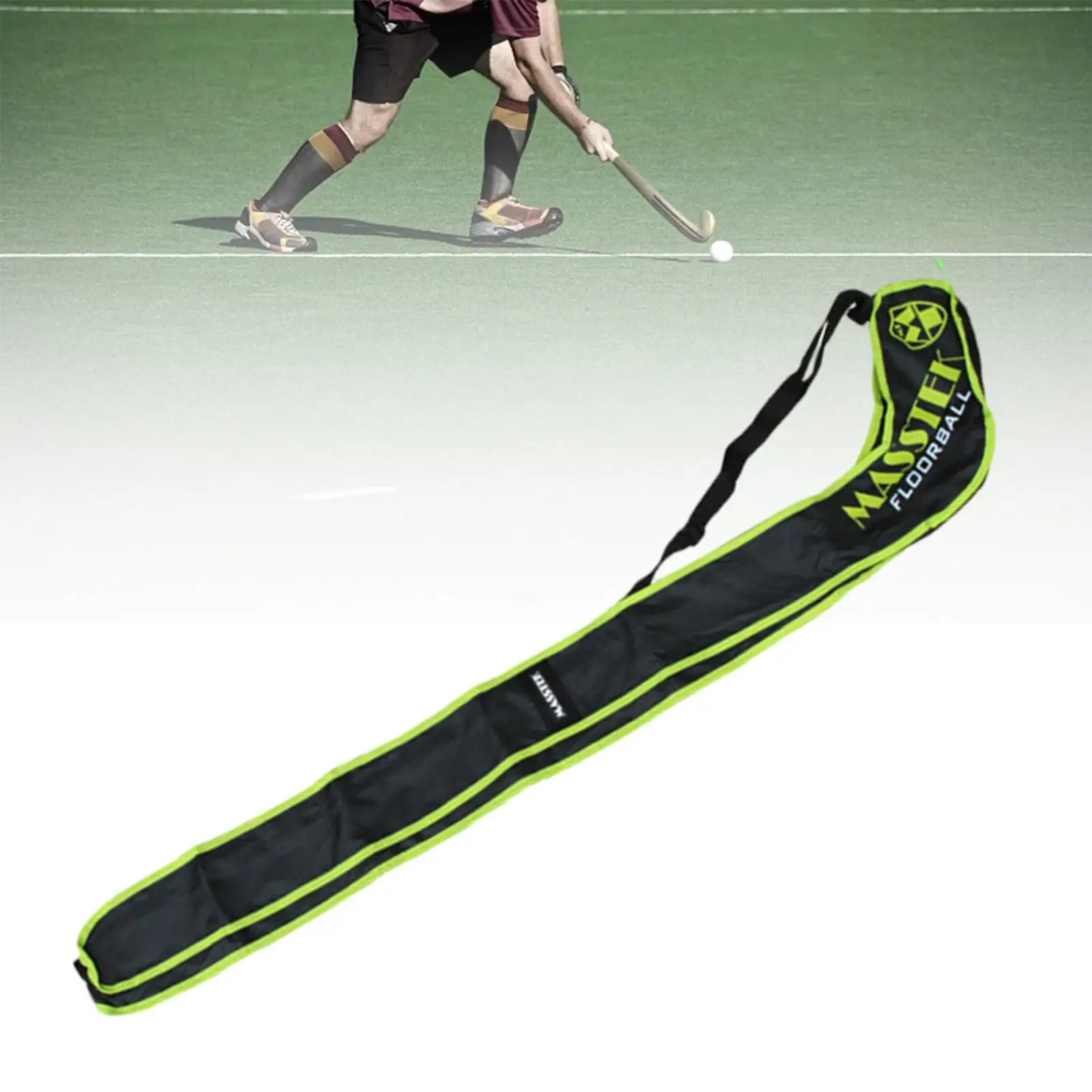 Ice Hockey Stick Bag, Hockey Stick Pouch with Adjustable Shoulder Strap,