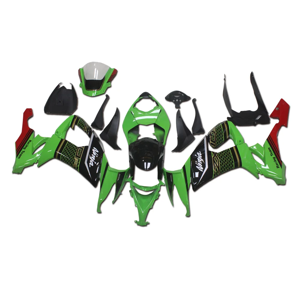 

NT зеленая черная обтекатель для Kawasaki 2008-2010 ZX10R комплект a052