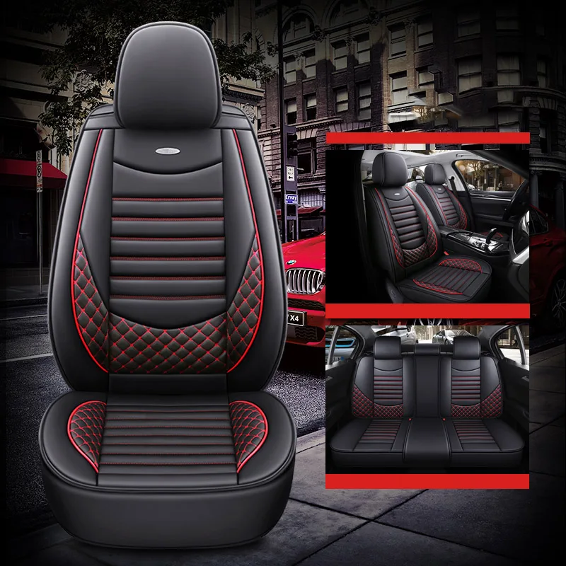 Juste de siège de voiture universelle en cuir, ensemble complet pour  Hyundai i40, Honda Fit, Suzuki, Ignis, Kia Sportage, accessoires auto,  intérieur, femmes - AliExpress