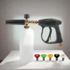 High Pressure Washer Gun All Copper Multi-Nozzles Set – 1/4 Quick Connect Foam Cannon M22 Interface for Car Wash Cleaning 5