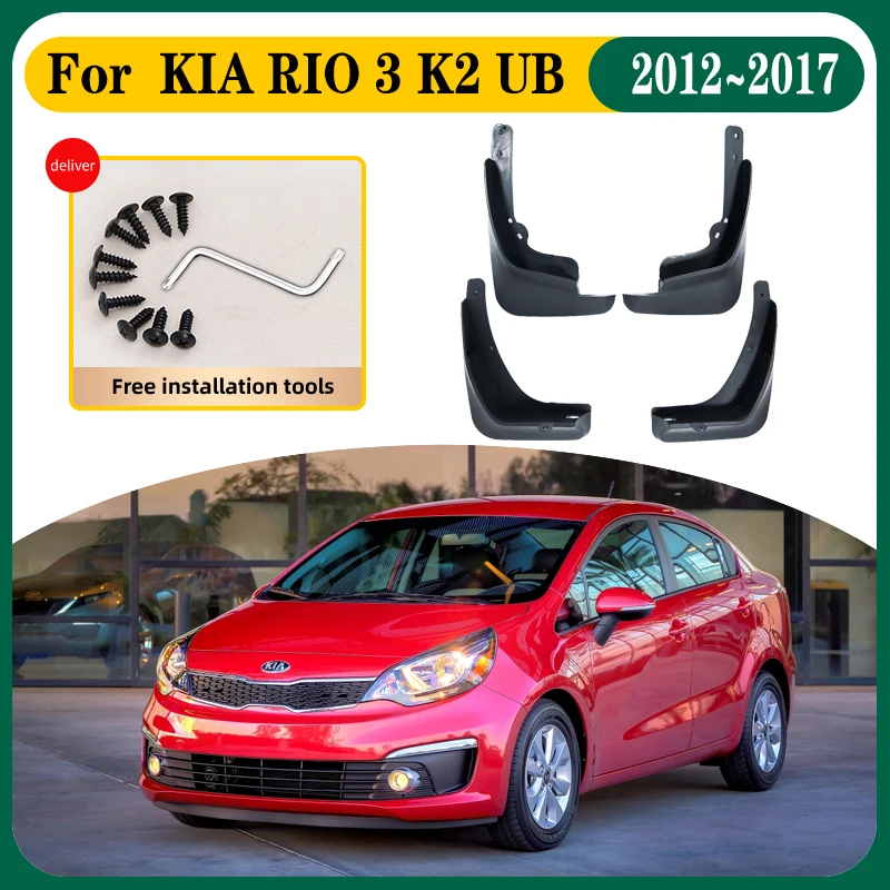 Voor Kia Stonic 2017-2024 Spatschermen Spatlappen Auto Accessoires Spatbordbeschermer Auto Onderdelen 4 Stuks