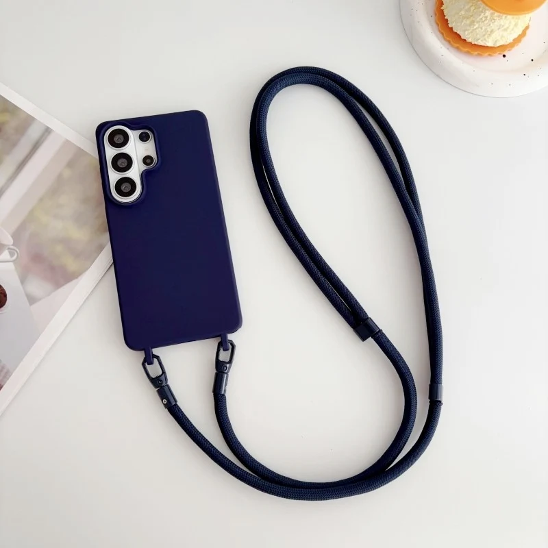 Shockproof Crossbody Phone Case With Cord Strap For Samsung Galaxy_voghion.com