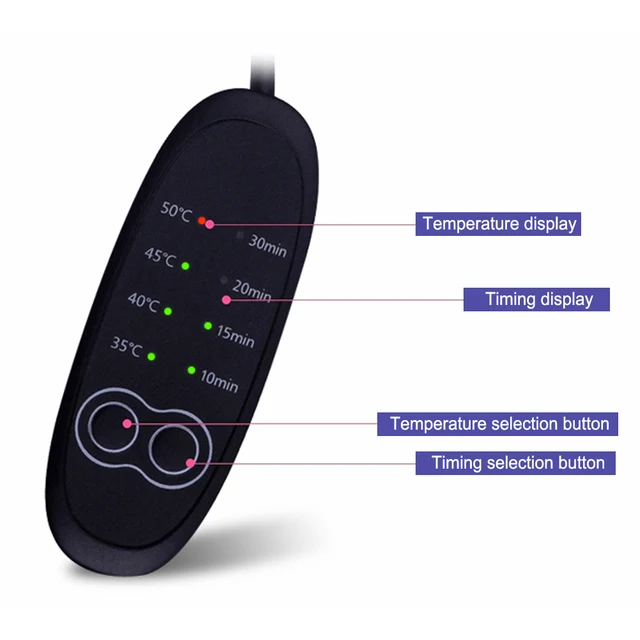 Temperature Control Heat Steam Portable USB Charging Cotton Eye Mask Dry Tired Compress USB Hot Pads Eye Care Patch 5