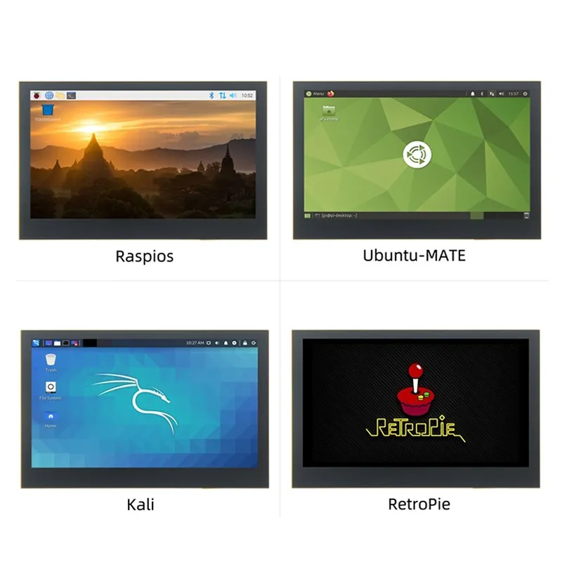 Raspberry pi Capacitivo Touch Screen Monitor 4.3 Polegada Dsi Mipi Tft 4b 3b Mais 3b - Imagem 2