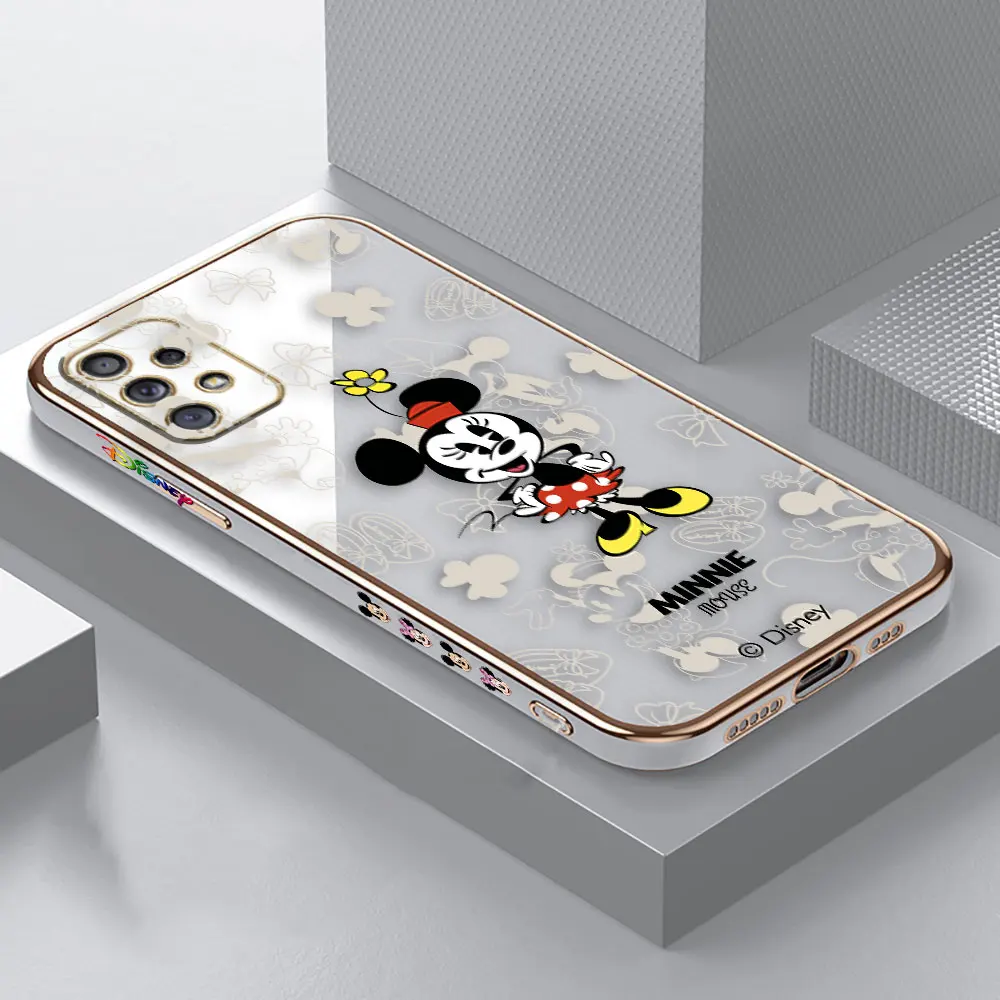 thumbnail image 1 of Smooth E-TPU Phone Case For Samsung Galaxy A73 A72 A71 A54 A53 A52 A51 A33 A32 A23 A22 A12 A14 5G Case Cute Mickey Minnie Mouse, 1 of 5